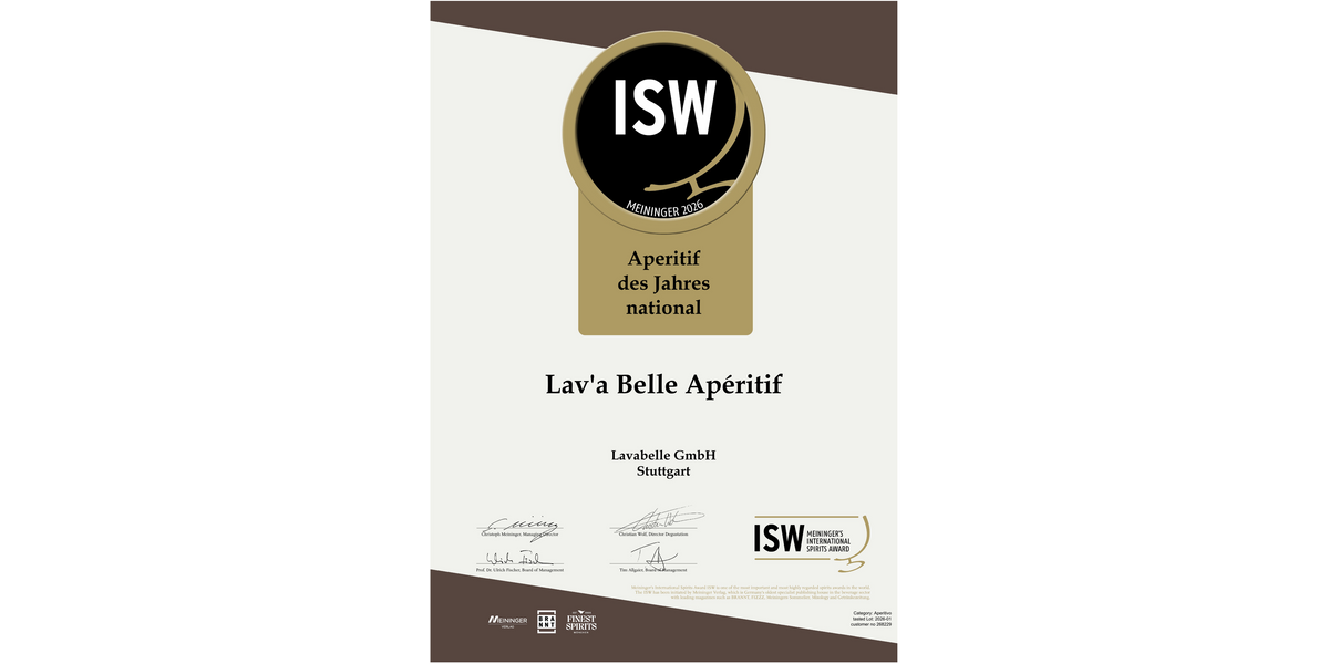 ISW 2026 – Aperitif des Jahres national (Meininger Verlag)